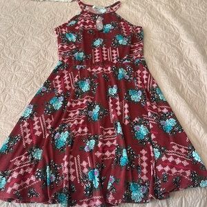 M mini sundress with halter top